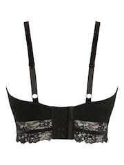 Cleo by Panache Selena Black Wired Longline Bra - Image 5 of 5