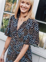 Nobody's Child Blue Daisy Jumpsuit - Image 1 of 6