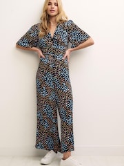 Nobody's Child Blue Daisy Jumpsuit - Image 2 of 6