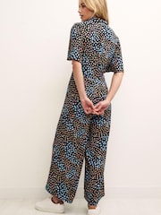 Nobody's Child Blue Daisy Jumpsuit - Image 3 of 6