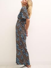 Nobody's Child Blue Daisy Jumpsuit - Image 4 of 6