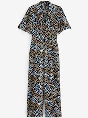 Nobody's Child Blue Daisy Jumpsuit - Image 6 of 6