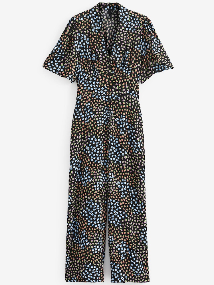 Nobody's Child Blue Daisy Jumpsuit - Image 6 of 6