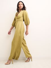 Nobody's Child Green Melita Jumpsuit - Image 3 of 4