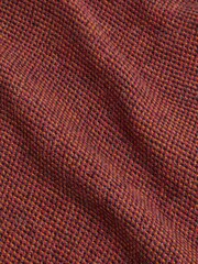 Rust Brown Brushed Texture 100% Cotton Long Sleeve Shirt - Image 9 of 9