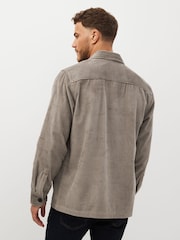 Grey Corduroy 100% Cotton Shacket - Image 4 of 7