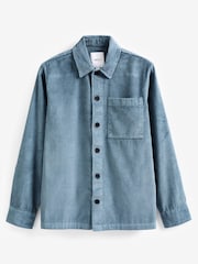 Blue Corduroy 100% Cotton Shacket - Image 5 of 8