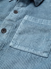 Blue Corduroy 100% Cotton Shacket - Image 7 of 8