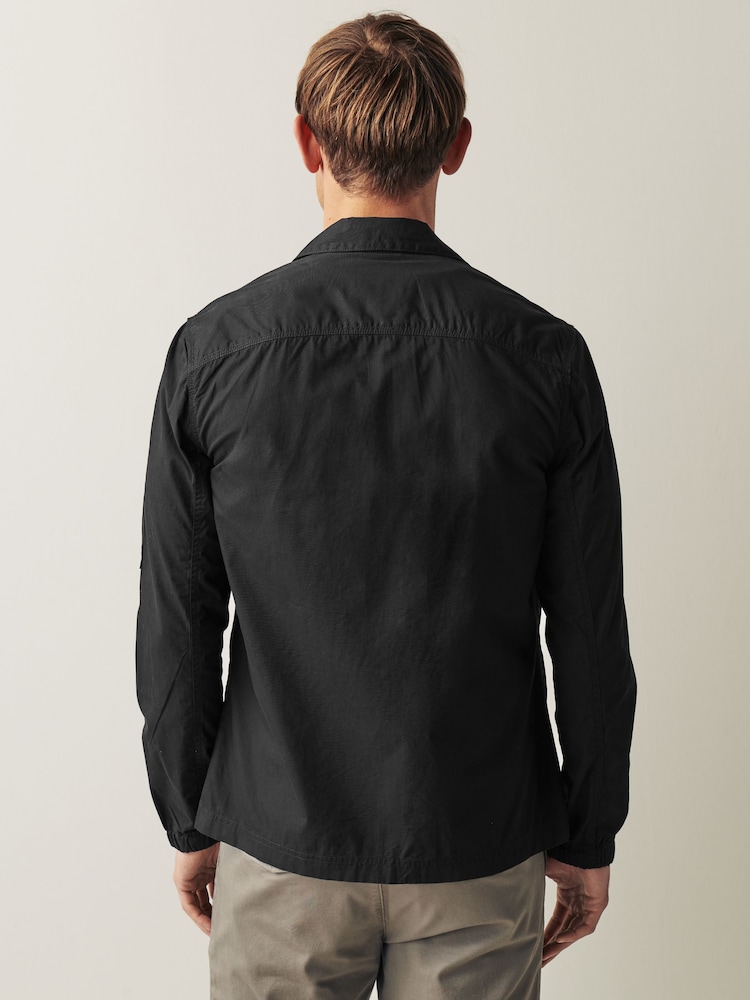 Black Zip Through Shacket - Image 2 of 12