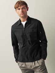 Black Zip Through Shacket - Image 3 of 12