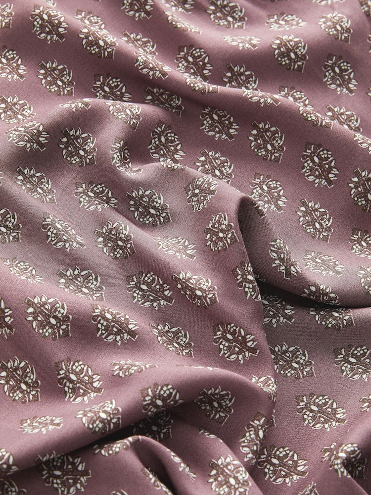 Mauve Purple Split Midi Skirt - Image 7 of 7