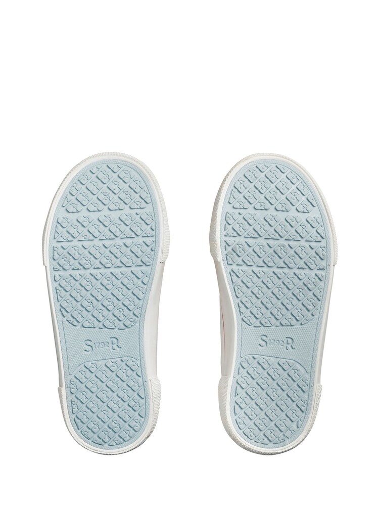 Start-Rite Sandcastle White Canvas Washable White Trainers - Image 6 of 6