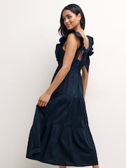 Nobodys Child Aida Black Midi Dress - Image 2 of 4