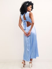 Nobody's Child Blue Bridesmaid Dora Midaxi Dress - Image 3 of 5