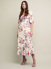 Nobodys Child Natural Darcie Midi Dress - Image 1 of 4