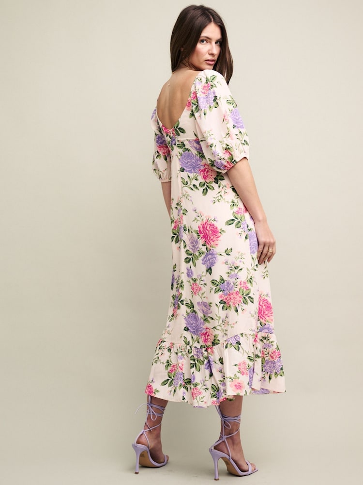Nobodys Child Natural Darcie Midi Dress - Image 2 of 4