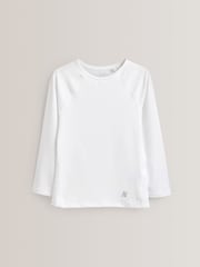White Long Sleeve Base Layer (3-16yrs) - Image 1 of 3