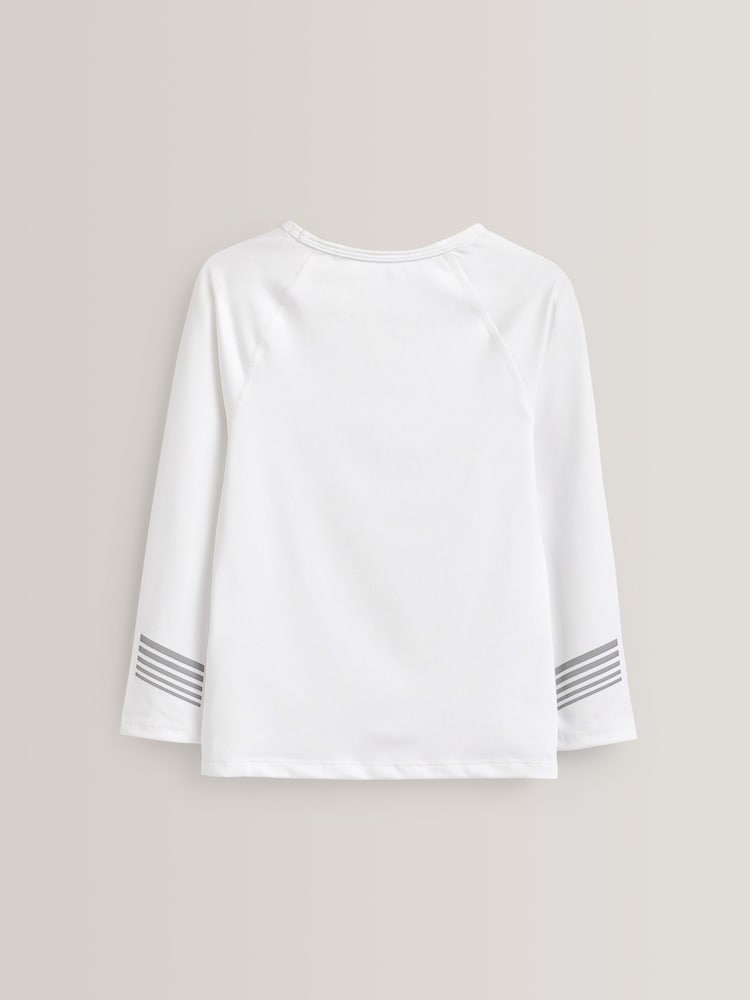 White Long Sleeve Base Layer (3-16yrs) - Image 2 of 3