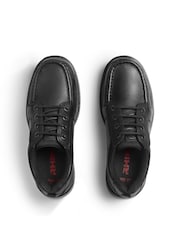 Start Rite Cadet Black Leather Lace Up School Shoes - Image 4 of 5