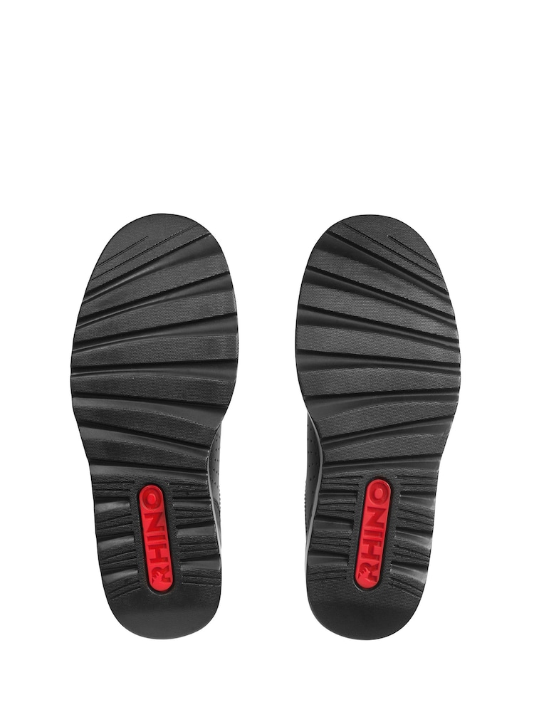 Start Rite Cadet Black Leather Lace Up School Shoes - Image 5 of 5