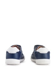 Start Rite Roundabout Blue Leather Rainbow Riptape Trainers - Image 4 of 6
