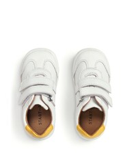 Start Rite Roundabout White Leather Rainbow Riptape White Trainers - Image 5 of 6