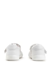 Start Rite Playground White Leather T-Bar White Shoes - Image 4 of 6