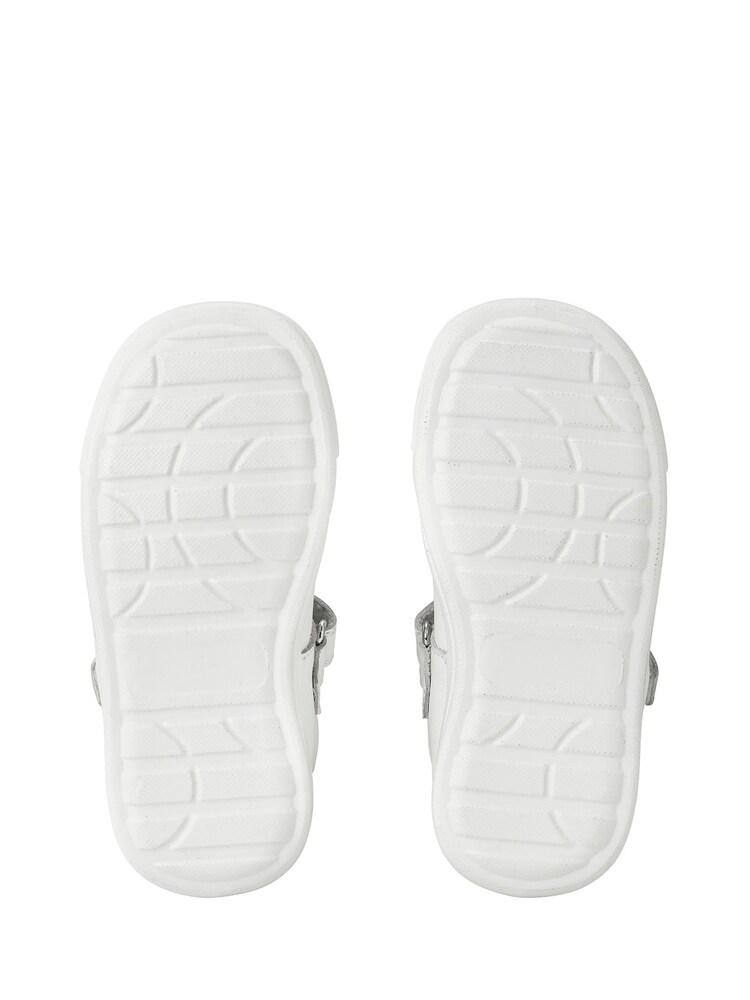 Start Rite Playground White Leather T-Bar White Shoes - Image 6 of 6 Start Rite Playground White Leather T-Bar White Shoes - Image 6 of 6