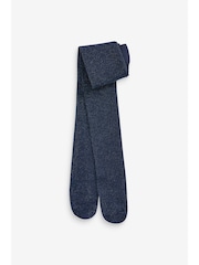 Navy Blue Sparkle Tights - Image 1 of 2