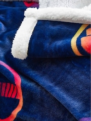 Blue Marvel Teddy Disney Fleece Throw - Image 2 of 4