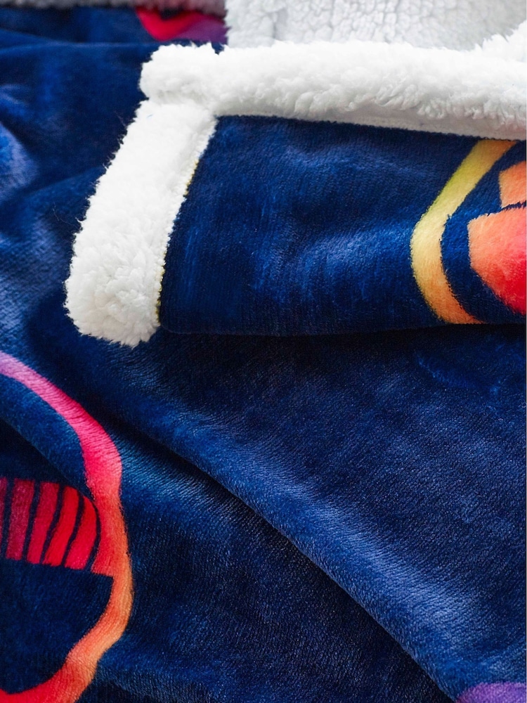 Blue Marvel Teddy Disney Fleece Throw - Image 2 of 4