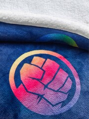 Blue Marvel Teddy Disney Fleece Throw - Image 3 of 4