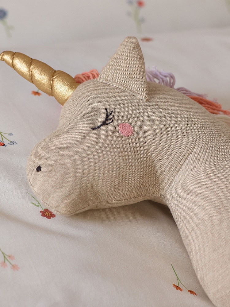 Coussin jouet licorne brodé - Image 3 of 4