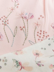 Pink Floral Baby Top And Leggings Set - Image 6 of 6