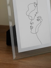 Silver Smoke Glass Photo Frame - Image 3 of 5