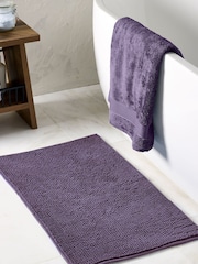 Plum Purple Bobble Bath Bath Mat - Image 1 of 5