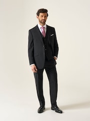 Skopes Black Classic Fit Darwin Suit Trousers - Image 3 of 4