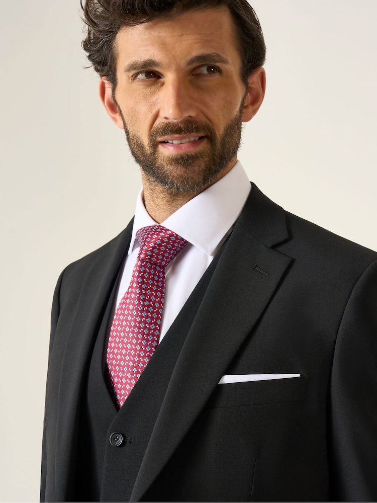 Negro - Skopes Classic Fit Wool Rich Darwin Suit Jacket - Imagen 1 de 7