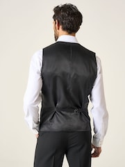 Skopes Black Single Breasted Wool Rich Darwin Suit Waistcoat - Image 2 of 5