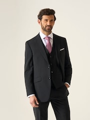Skopes Black Single Breasted Wool Rich Darwin Suit Waistcoat - Image 1 of 1