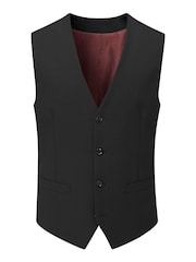 Skopes Black Single Breasted Wool Rich Darwin Suit Waistcoat - Image 4 of 5
