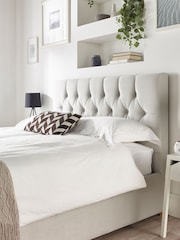 Catherine Lansfield Silver Boutique End Lift Ottoman Storage Bed - Image 5 of 7