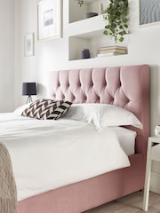 Catherine Lansfield Pink Boutique End Lift Ottoman Storage Bed - Image 5 of 7
