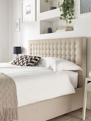 Catherine Lansfield Natural Opulence End Lift Ottoman Storage Bed - Image 5 of 7