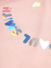 Paul Smith Junior Short Sleeve Holographic 'Happy' Design T-Shirt - Image 4 of 4
