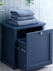 Navy Hampshire Storage Stool - Image 2 of 8