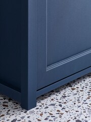 Navy Hampshire Storage Stool - Image 5 of 8