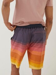 FatFace Orange Camber Ombre Swim Shorts - Image 2 of 4