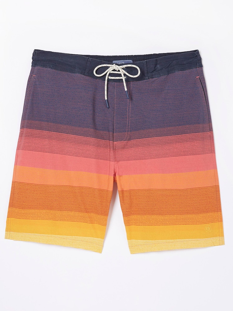 FatFace Orange Camber Ombre Swim Shorts - Image 4 of 4