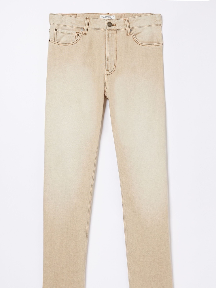 FatFace Natural Slim Light Colour Wash Jeans - Image 4 of 4